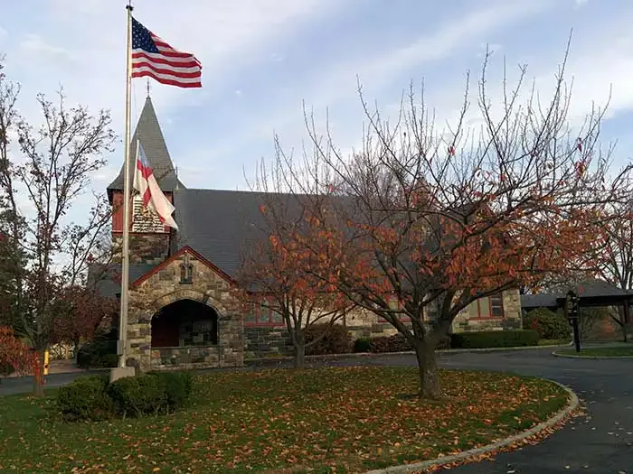 The grounds at All Saints' Cemetery.