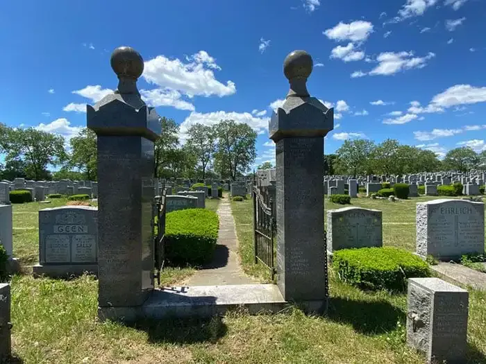 The grounds at Beth David Cemetery.