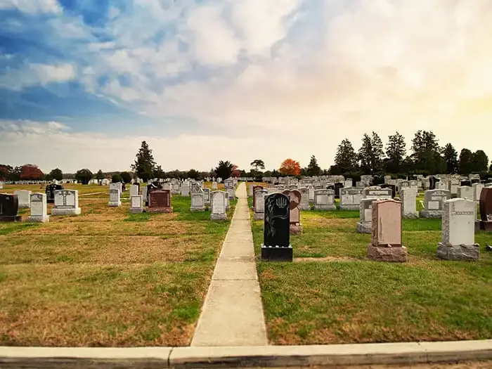 The grounds at Beth El Cemetery.