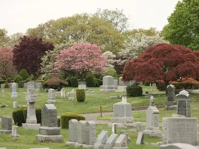 The grounds at Greenfield Cemetery.