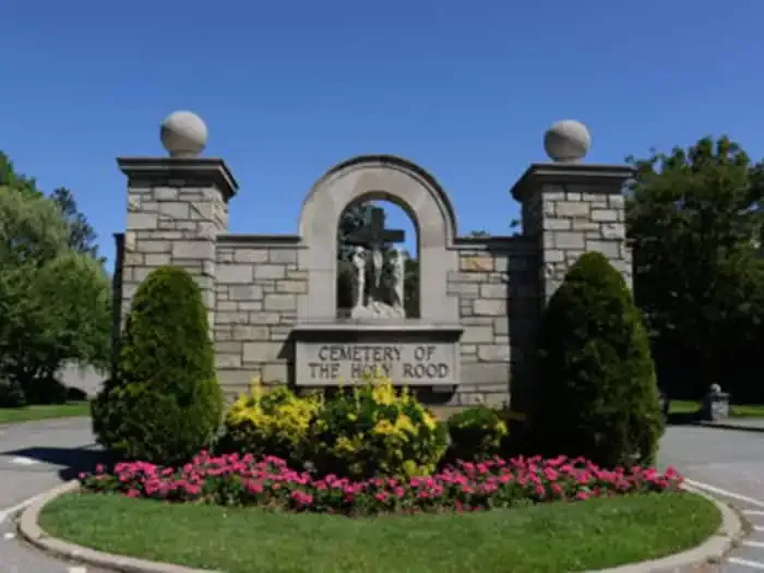 The grounds at Holy Rood Cemetery.