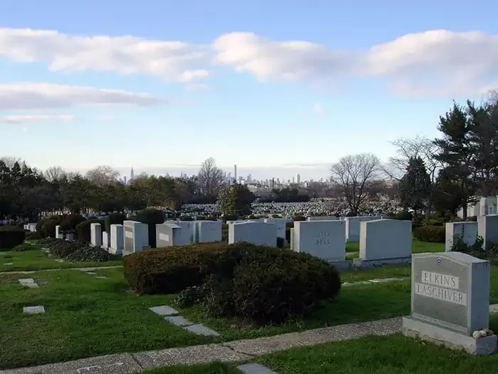 The grounds at Knollwood Park Cemetery.