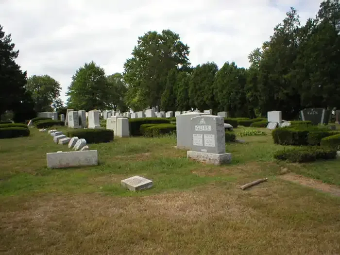 The grounds at Mount Lebanon Cemetery.