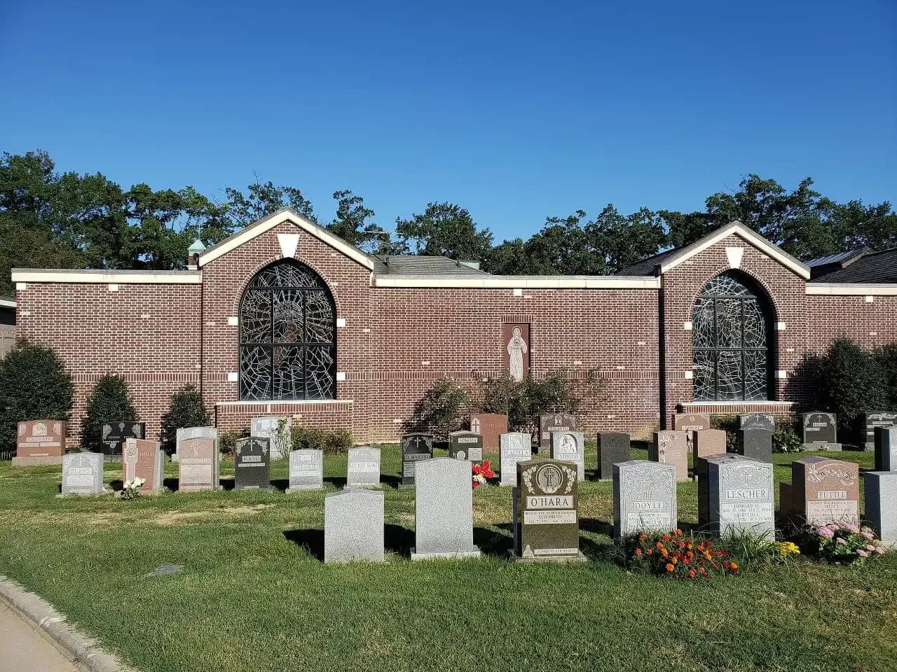 The grounds at Mount St. Mary Cemetery.