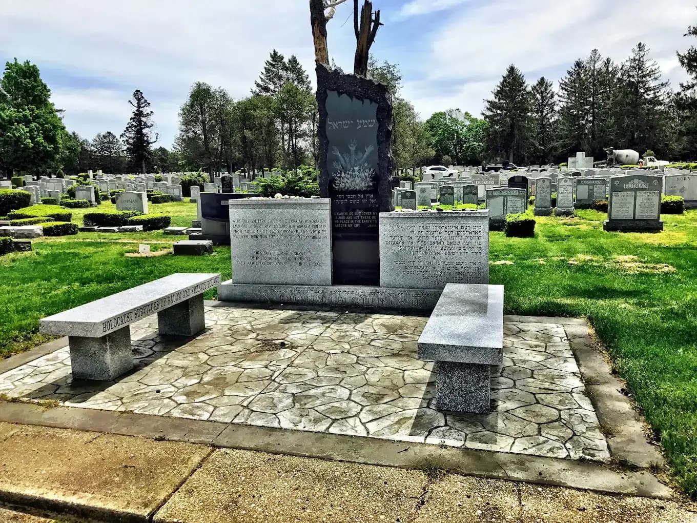 The grounds at New Montefiore Cemetery.