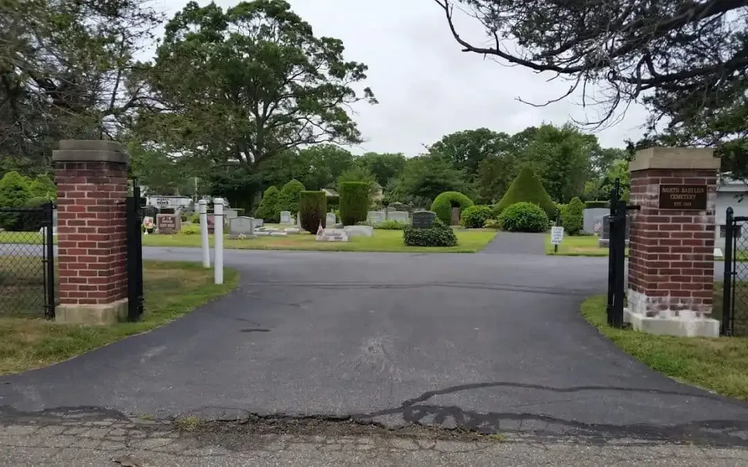 The grounds at North Babylon Cemetery.