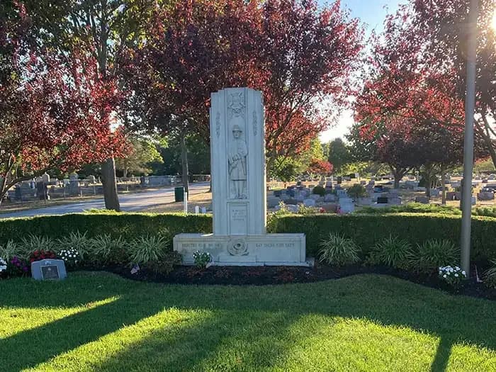 The grounds at Oakwood Cemetery.
