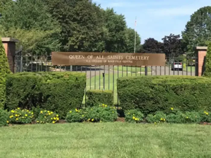 The grounds at Queen of All Saints Cemetery.