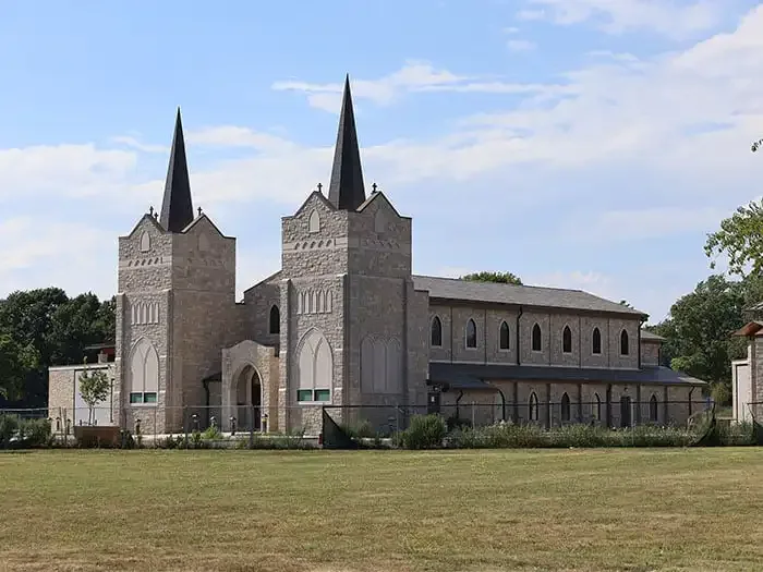 The grounds at Queen Of Peace Cemetery.